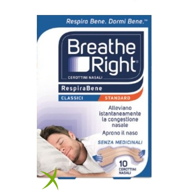 Breathe Right Cerotti Nasali Classici 10 Pezzi