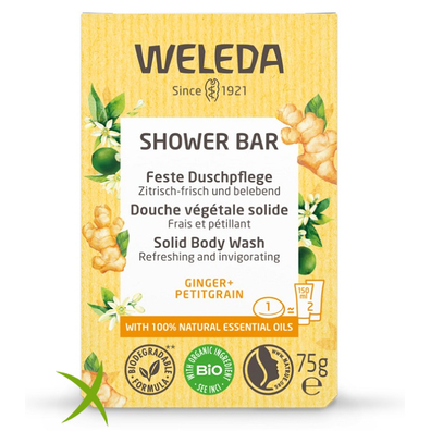 Weleda Bagno Doccia Solido Zenzero + Petitgrain 75 g