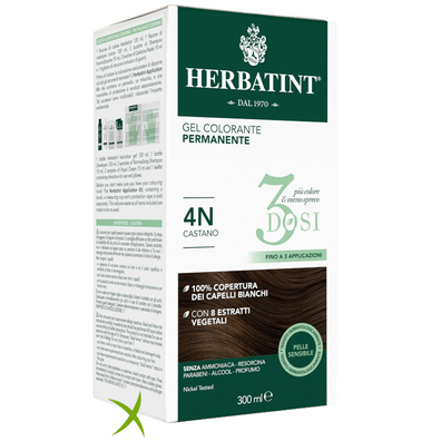 Herbatint Tinta 3dosi 4N Castano 300 ml