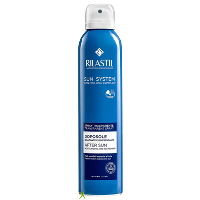 Rilastil Sun System Doposole Spray Trasparente Doposole Idratante e Rinfrescante 200 ml