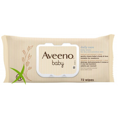 Aveeno Baby Salviettine 72 Pezzi