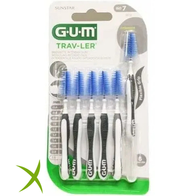 Gum Trav-Ler Iso 7 Scovolini Interdentali 2,6 mm 6 Pezzi