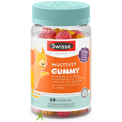 Swisse Junior Multivit Gummy 50 Pastiglie Gommose