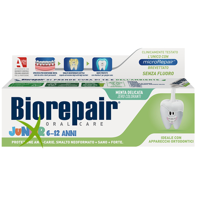 Biorepair Junior 6-12 Anni Dentifricio Anti Carie 75 ml