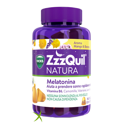 Zzzquil Natura Mango & Banana 60 Pastiglie Gommose