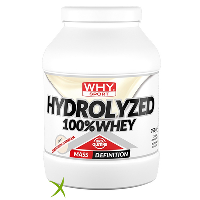 Whysport Hydrolyzed 100% Cioccolato Bianco Vaniglia 750 g