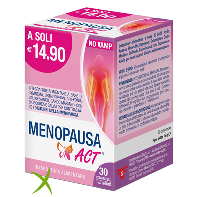 F&F Menopausa Act 30 Compresse