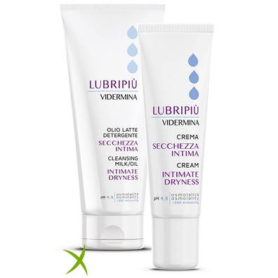 Vidermina Lubripiù Olio Latte 200 ml + Crema Lubrificante 30 ml