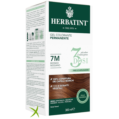 Herbatint Tinta 3 Dosi 7M Biondo 300 ml