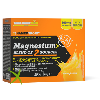 Named Sport Magnesium Blend of 2 Source 20 Bustine 3,5 g
