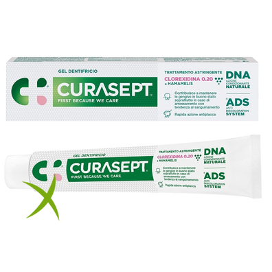 Curasept Gel Dentifricio Ads Dna Trattamento Astringente 75 ml