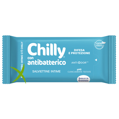 Chilly Salviette Antibatteriche 12 Pezzi