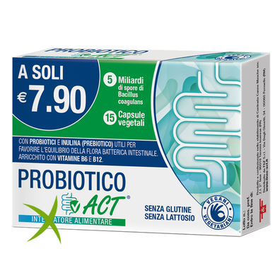 F&F Probiotico Act 15 Capsule Vegetali