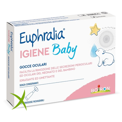 Euphralia Igiene Baby Gocce Oculari 10 Monodose Richiudibili x 0,5 ml