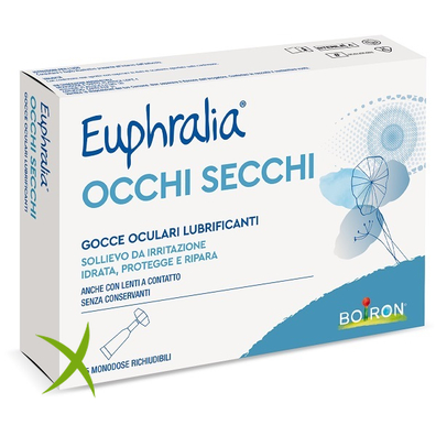 Euphralia Occhi Secchi Gocce Oculari Lubrificanti 15 Monodose Richiudibili x 0,5 ml