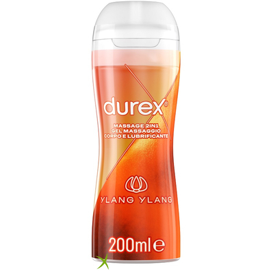 Durex Massage 2 in 1 Gel Massaggio Corpo e Lubrificante Ylang Ylang 200ml