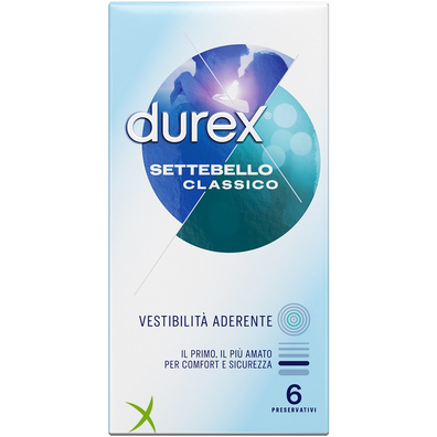 Durex Profilattico Settebello Classico 6 Pezzi