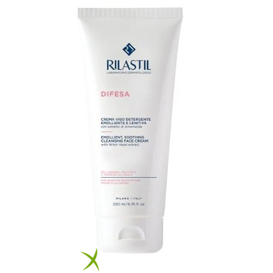Rilastil Difesa Crema Viso Detergente Emolliente e lenitiva 200 ml