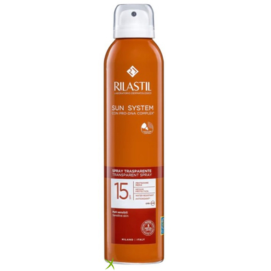 Rilastil Sun System Transparent Spray Spf15 200 ml