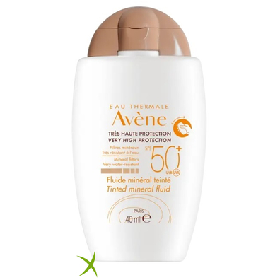 Avene Sol Fluido Minerale Spf50+ Colorato Nuova Formula 40 ml