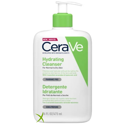 Cerave Detergente Idratante 473 ml con Cravattino