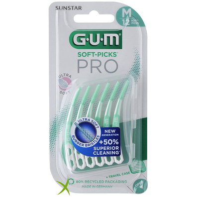 Gum Scovolino Soft Pick Pro Medium 12 Pezzi