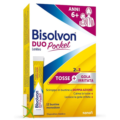 Bisolvon Duo Pocket Lenitivo New 12 Bustine