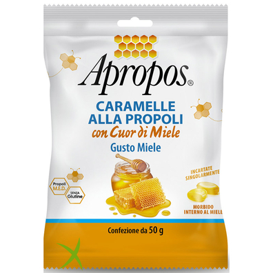 Apropos Caramelle Dure Miele Cuor di Miele 50 g