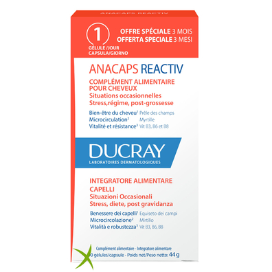 Ducray Anacaps Reactiv Gel 90U 90 Capsule