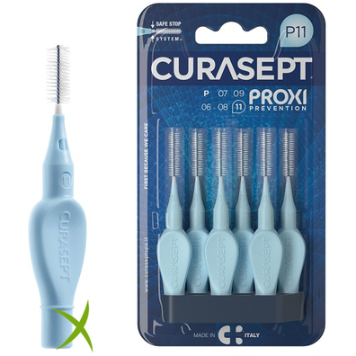 Curasept Proxi Prevention P11 Scovolini Interdentali 1.1mm 6 Pezzi
