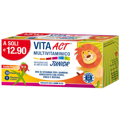 F&F Vita Act Multivitaminico Junior 10 Fiale 10 ml