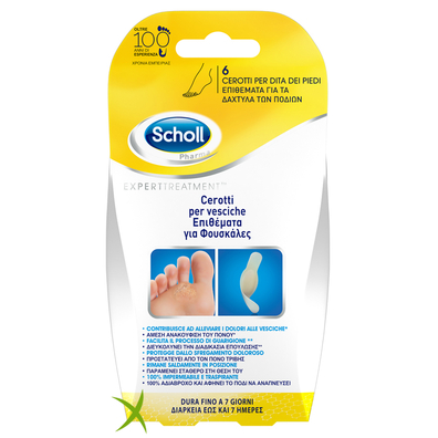 Scholl Cerotto Vescica Dita Piede 6 Pezzi