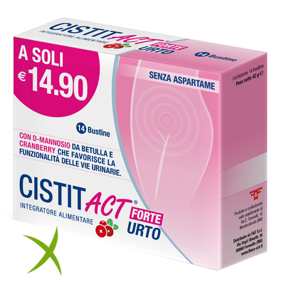 Cistit Act Forte Urto 14 Bustine