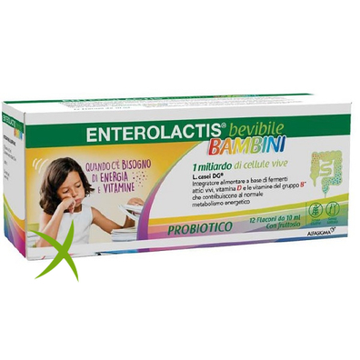 Enterolactis Bevibile Bambini 12 Flaconcini x 10 ml
