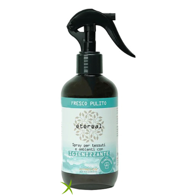 Etereal Spray per Tessuti e Ambienti Igienizzante Fresco Pulito 250 ml