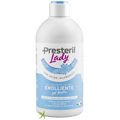 Lady Presteril Detergente Intimo Emolliente PH Neutro 500 ml