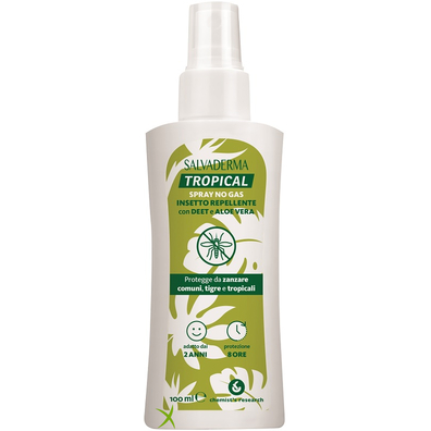 Salvaderma Tropical Spray No Gas Insetto Repellente 100 ml