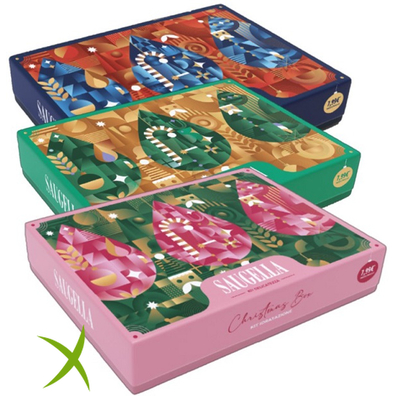 Saugella Christmas Box Dermoliquido 100 ml + Intimo&corpo 100 ml + Flacone 100 ml