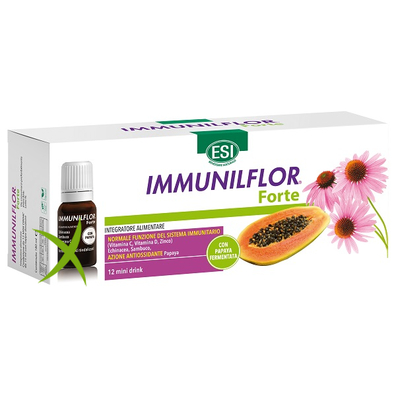 Esi Immunilflor Forte Papaya 12 Flaconcini Mini Drink