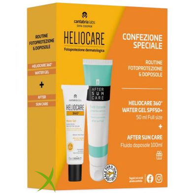Heliocare 360 Water Gel 50ml Spf 50 + After Sun 100 ml