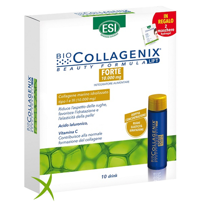 Biocollagenix Forte 10 Drink 300 ml + 2 Maschere 