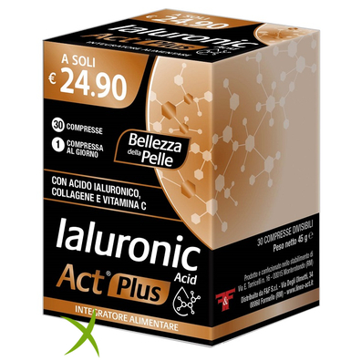 Ialuronic Acid Act Plus 30 Compresse Divisibili