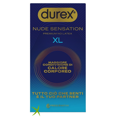 Durex Preservativo Nude Sensation XL 6 Pezzi