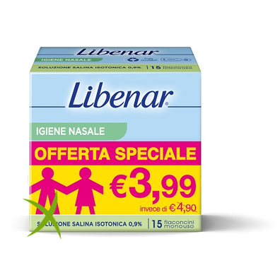 Libenar Soluzione Isotonica 15 Flaconcini 5 ml 