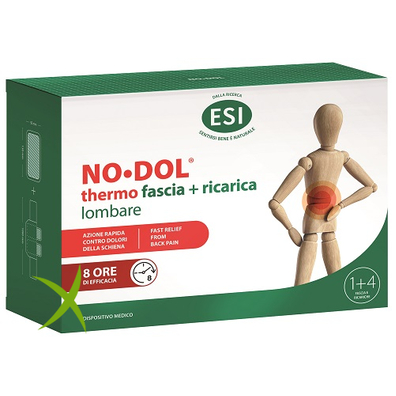 Esi No Dol Thermo Fascia Lombare 1 Pezzo + Ricarica 4 Pezzi