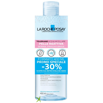 La Roche Posay Toleriane Acqua Micellare Pelle Reattiva 400 ml