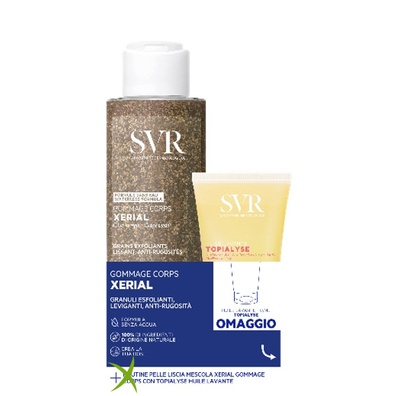 Svr Xerial Set 1 Gommage Corps + 1 Topialyse Huile Lavante