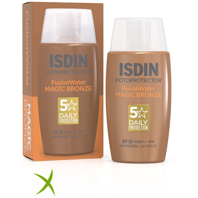 Isdin Fusion Water Magic Color Bronze Spf50 50 ml