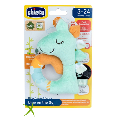 Chicco Gioco Baby Sense&Focus Trillino Soft Dinosauro Eco+