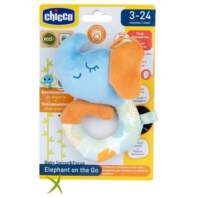 Chicco Gioco Baby Sense&Focus Trillino Soft Elefante Eco+